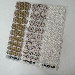 Bundle of 3 Jamberry Half Sheet Nail Wraps